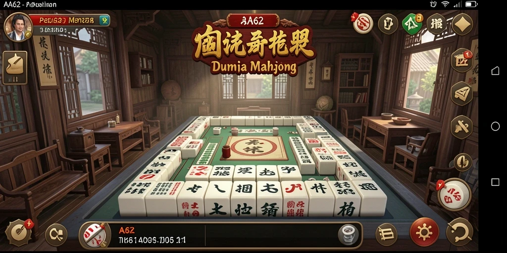 Tangkapan layar gameplay AA62 menunjukkan keseruan mencocokkan ubin.