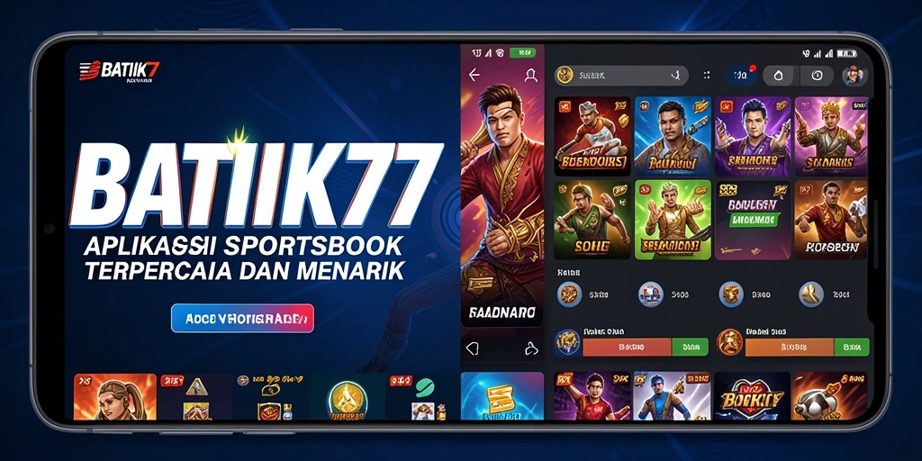 Tampilan gameplay menarik dari aplikasi BATIK77 yang memudahkan pengguna bertaruh.