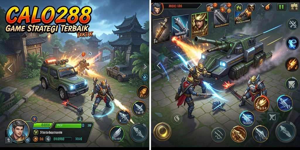 Screenshot gameplay CALO288 yang penuh aksi dan taktik.