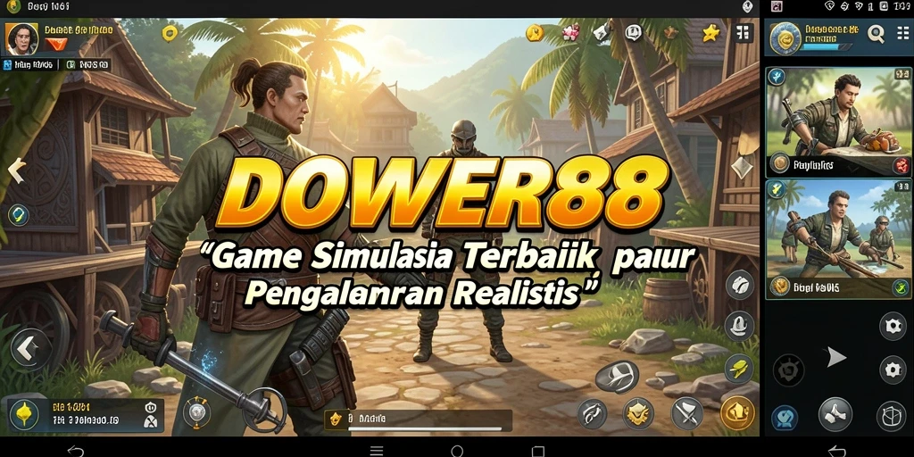 Tampilan gameplay DOWER88 yang menarik dan interaktif.