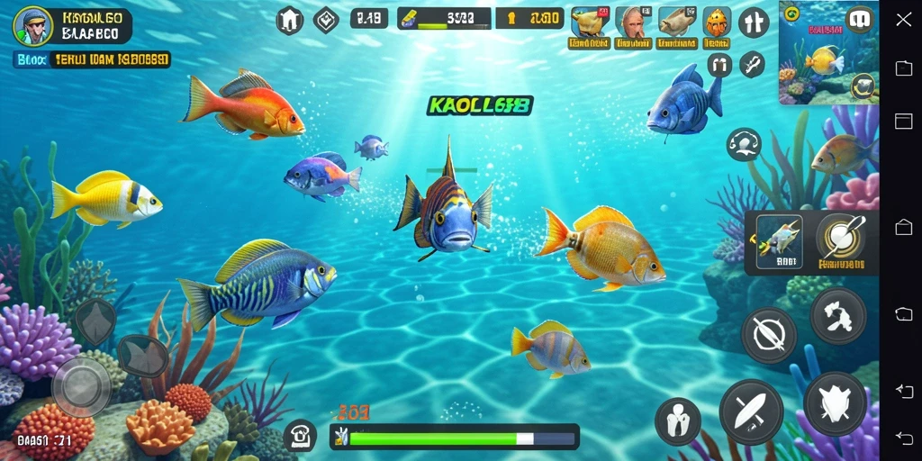 Screenshot KAOL68 menampilkan gameplay Tembak Ikan yang seru dan menantang.