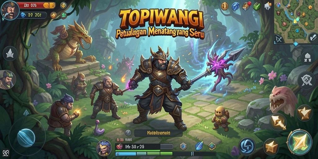 Tangkapan layar gameplay menampilkan aksi seru dalam dunia RPG.